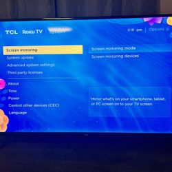 55 Inch TCL Tv