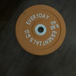 15 Lb Bumper Plate Single