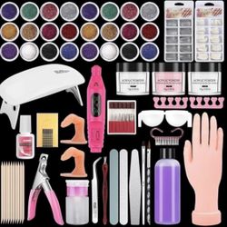 Complete Acrylic Nail Set, New