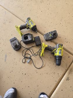 Ryobi Screw Gun Set