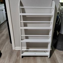 Wall shelf food spice book organizer pantry