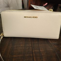 New Large Wallet Or Wristlet Michael Kors
