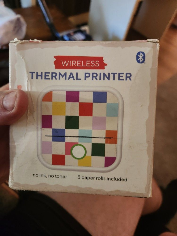 Bluetooth Thermal Printer (No Ink Needed)