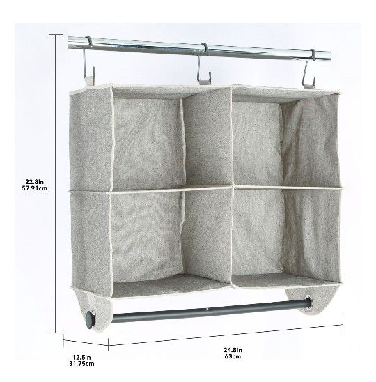 4 Shelve Hanging Closet Organizer (2)