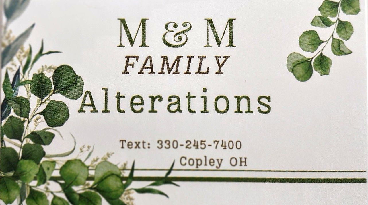 Alterations, Tailoring Seamstress