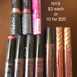 NYX Lipsticks $3 Each Or 10 For $20