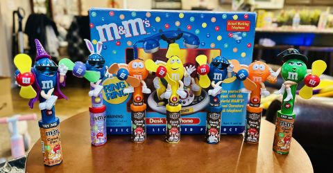 M&M Candy Collectable Fans And Figurines Lot