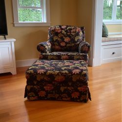 Accent Chair + Ottoman 