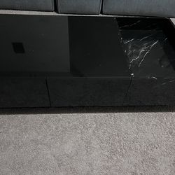 Black coffee table