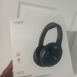 TOZO HT2 Adaptive Hybrid Noise Cancelling Headphones – New Sealed 
