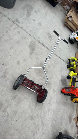 14 inch reel lawnmower