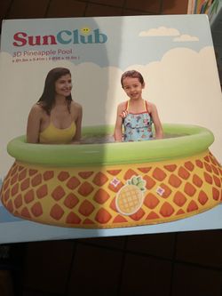 3d Pineapple Swimming Pool