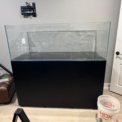 Waterbox Clear 6025 Aquarium Tank With Black Cabinet (130 Gallons)
