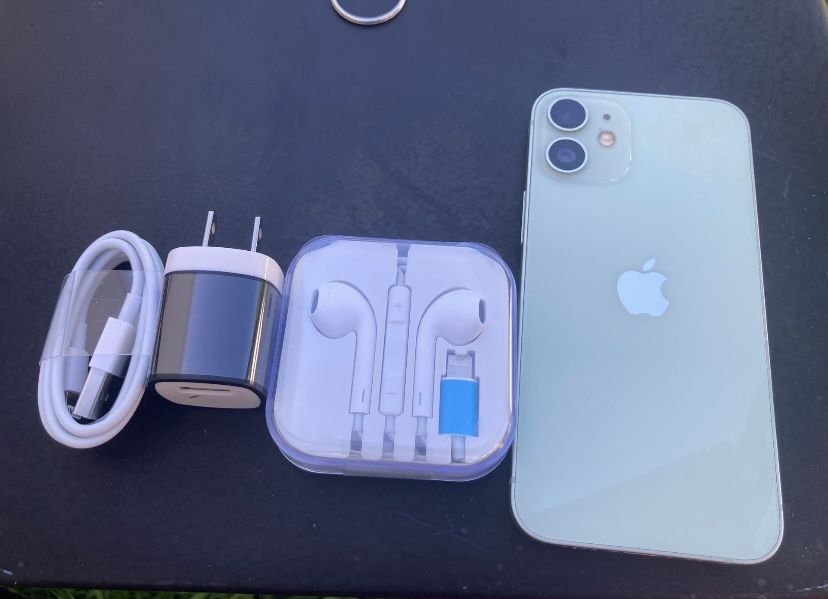 iPhone 12 Mini 64 Gb Green Unlocked With Charger And Headphone