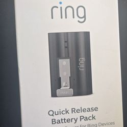 Ring Quick Release Battery Pack