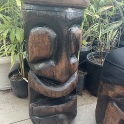 Large tiki stool