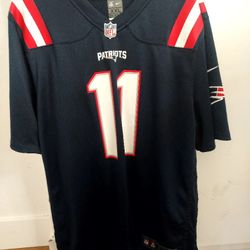 NFL  Jersey Patriots- Edelman #11  XXL