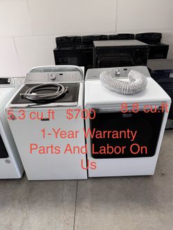Washer and Dryer Maytag