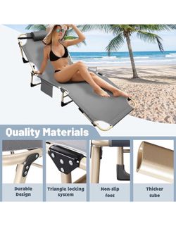 Camping Cot / 4-Fold Lounge Chair Cot