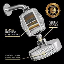 luxury shower head with High output luxury shower filters original price $179 now only $86