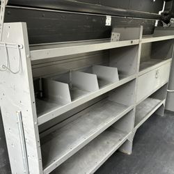 Van Work Shelves