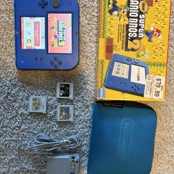 Nintendo 2ds + 4 Games (hablo Espanol)