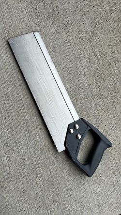 Hand Saw with Black Handle