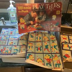 Walt Disney’s Winnie The Pooh Play Tiles Over 450 Pieces   Pooh Has The 224 There Are Three Other Patterns Included. All One Price