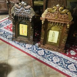 Indian Handcrafted Zaroka With Painting 