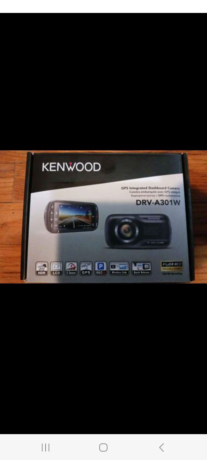 KENWOOD GPS Integrated Dashboard Camera