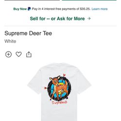 Supreme Deer Shirt 