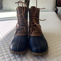 LL Bean 8” Duck Boots