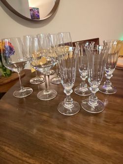 Margarita Italian wine glasses martini champagne