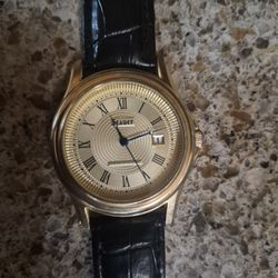 Stauer Genuine Leather Watch 