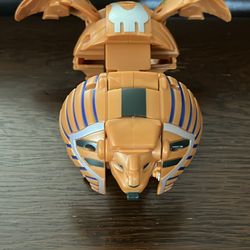 Bakugan Deka Pharol jumbo action figure from the Armored Alliance series, which is a large, sphinx-like collectible toy