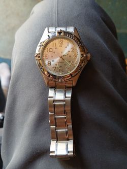 Silver color men's watch