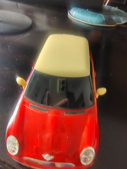 Mini Cooper Die-Cast Model Car Red