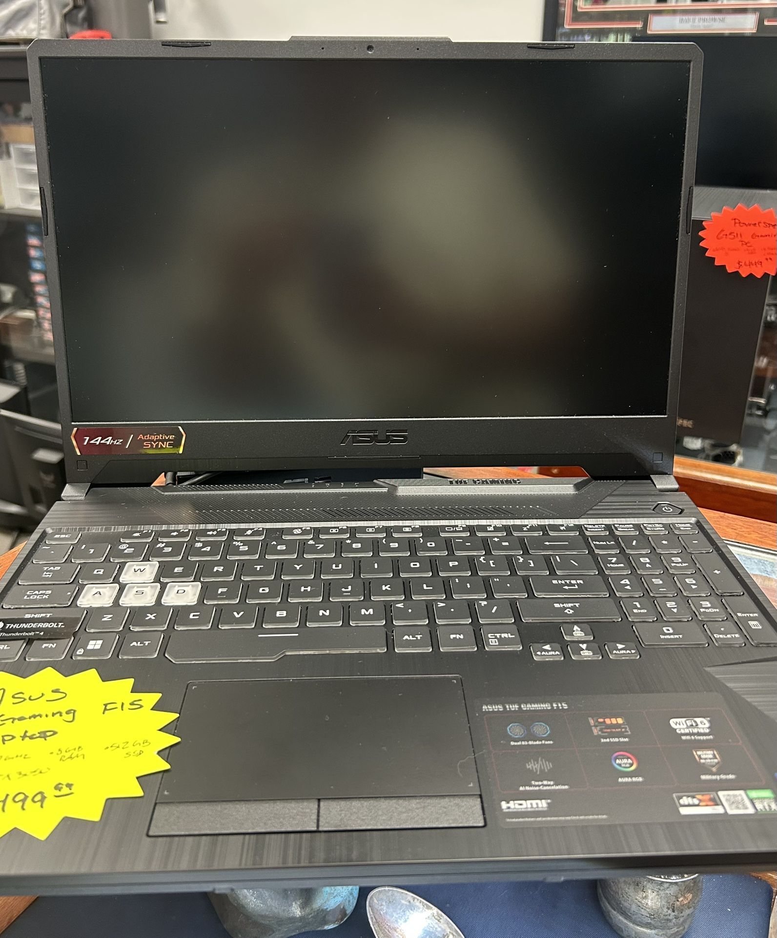 Asus Tuf Gaming F15 Laptop