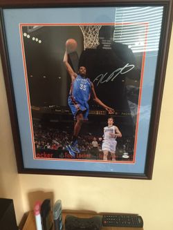 Kevin Durant signed 16 x 20