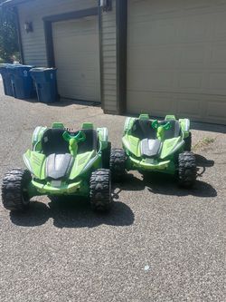 Two power wheels cars