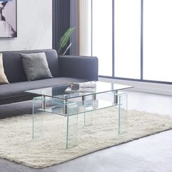 GLASS COFFEE TABLE