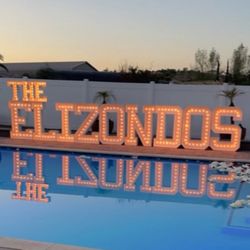 Marquee Light Up Letters