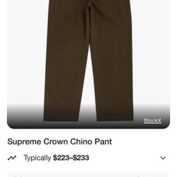Supreme Chinos
