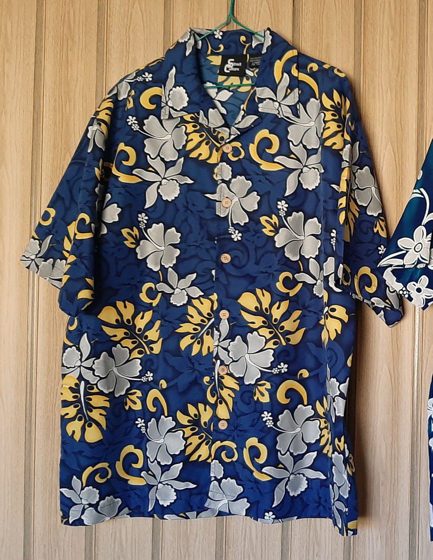 Hawaiian Shirt   Luau Party   Large 