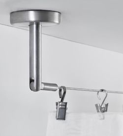 Modern cable curtain system - ikea dignitet system