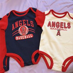 Baby Angels Baseball Onsies 6-9 M