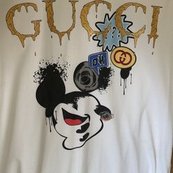 Rare LE Disney Mickey - Gucci T Shirt 
