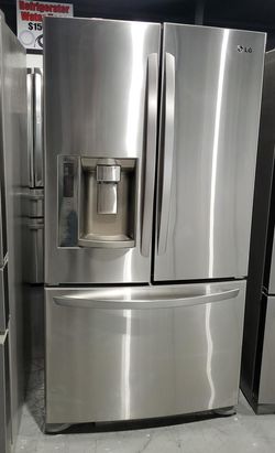 LG 3-Door Stainless Steel Fridge
