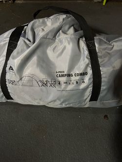 Ozark Trail 4-Person Instant Camping Tent (With Carry Bag & Stakes)