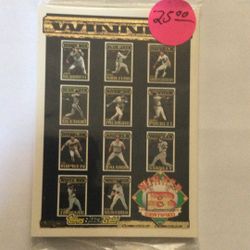 1994 Black Gold Baseball Card Set Certified Winner B 11 Card Set . Not Graded  Sealed. 25.00. Dollars 